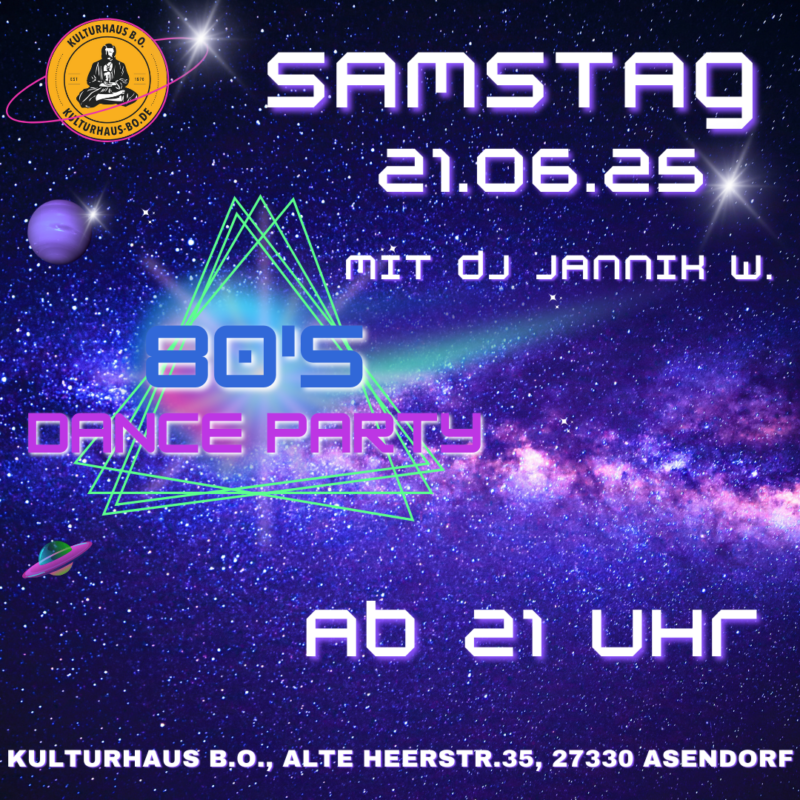 80's DANCE PARTY