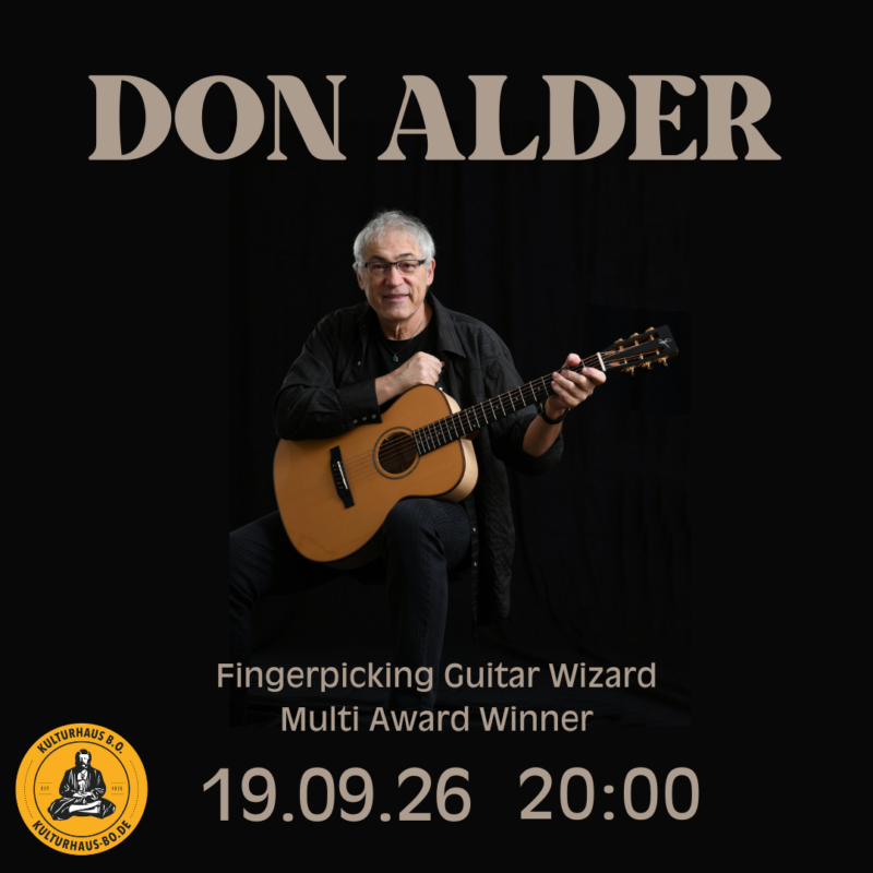 DON ALDER (CA) - Konzert