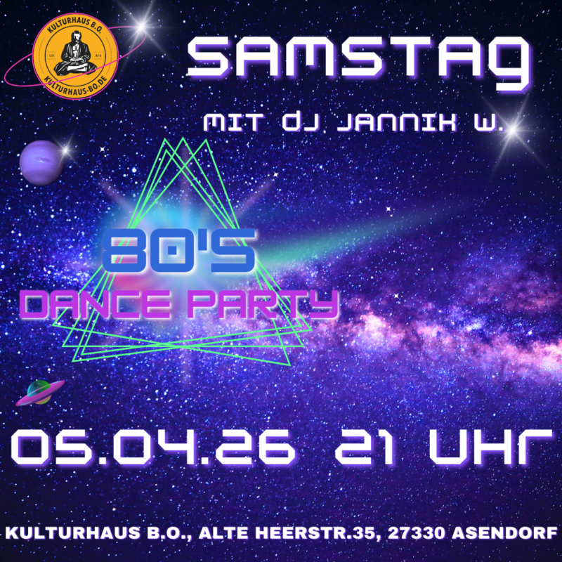 80's DANCE PARTY - Tanznacht