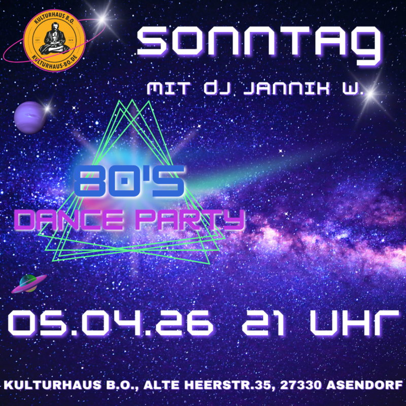80's DANCE PARTY - Tanznacht
