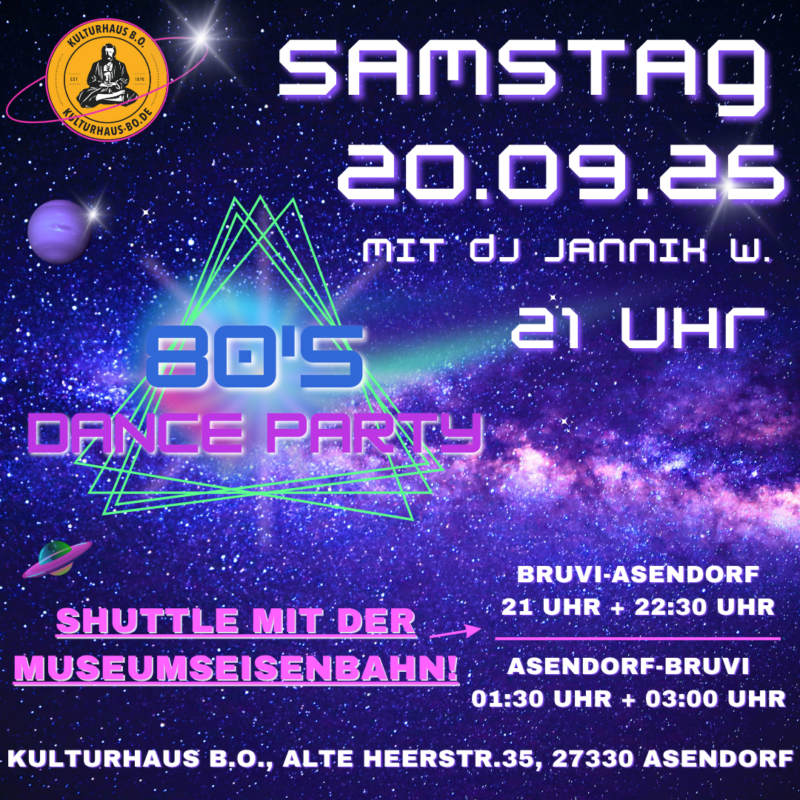80's DANCE PARTY