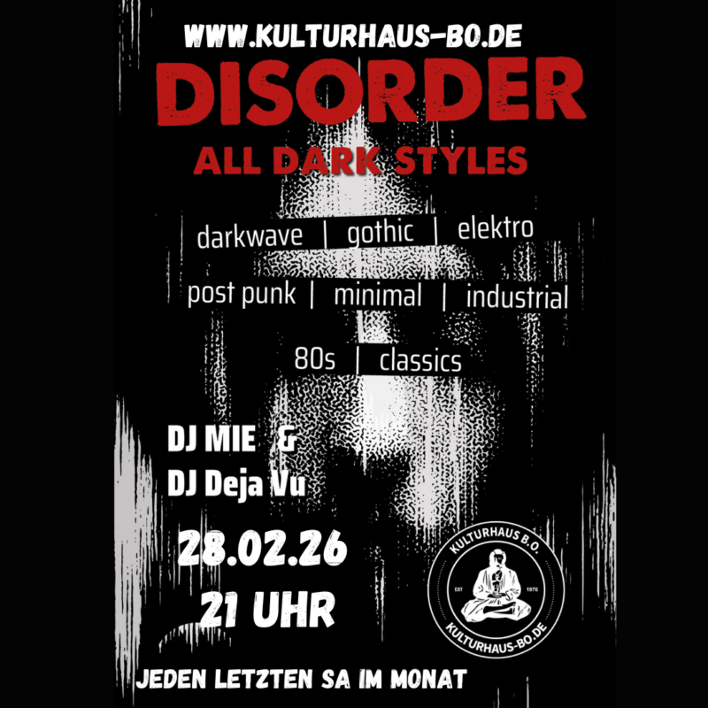 DISORDER - Schwarze Tanznacht