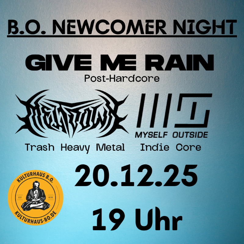 B.O. -NEWCOMER NIGHT