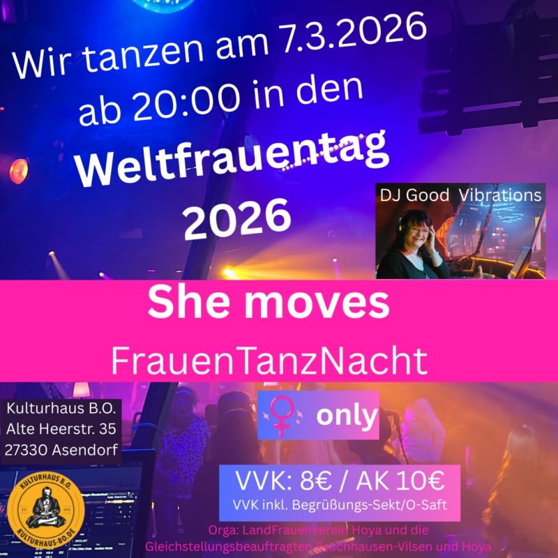 SHE MOVES - FRAUENTANZNACHT