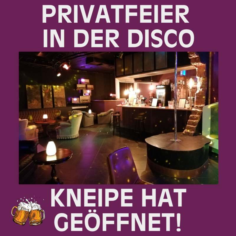 Privatfeier in der Disco